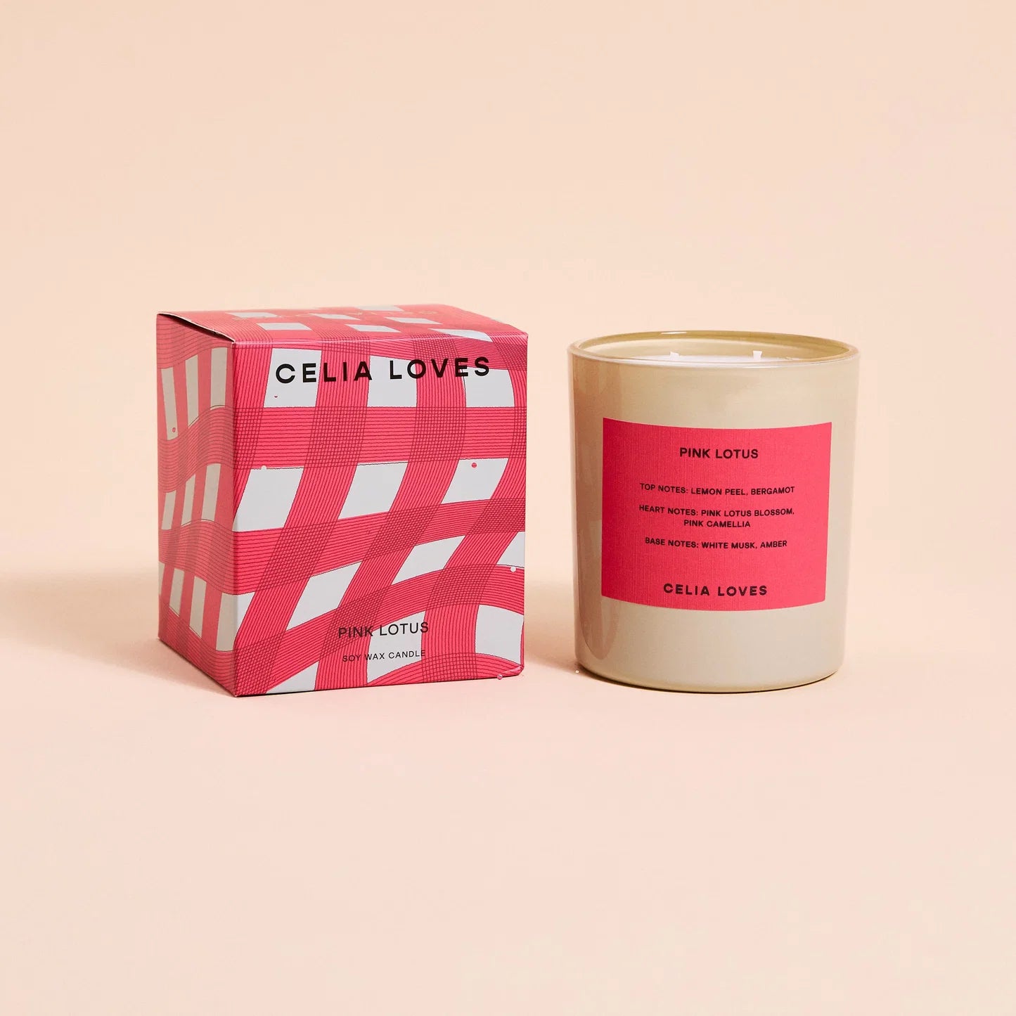 CELIA LOVES | Pink Lotus 395g Candle