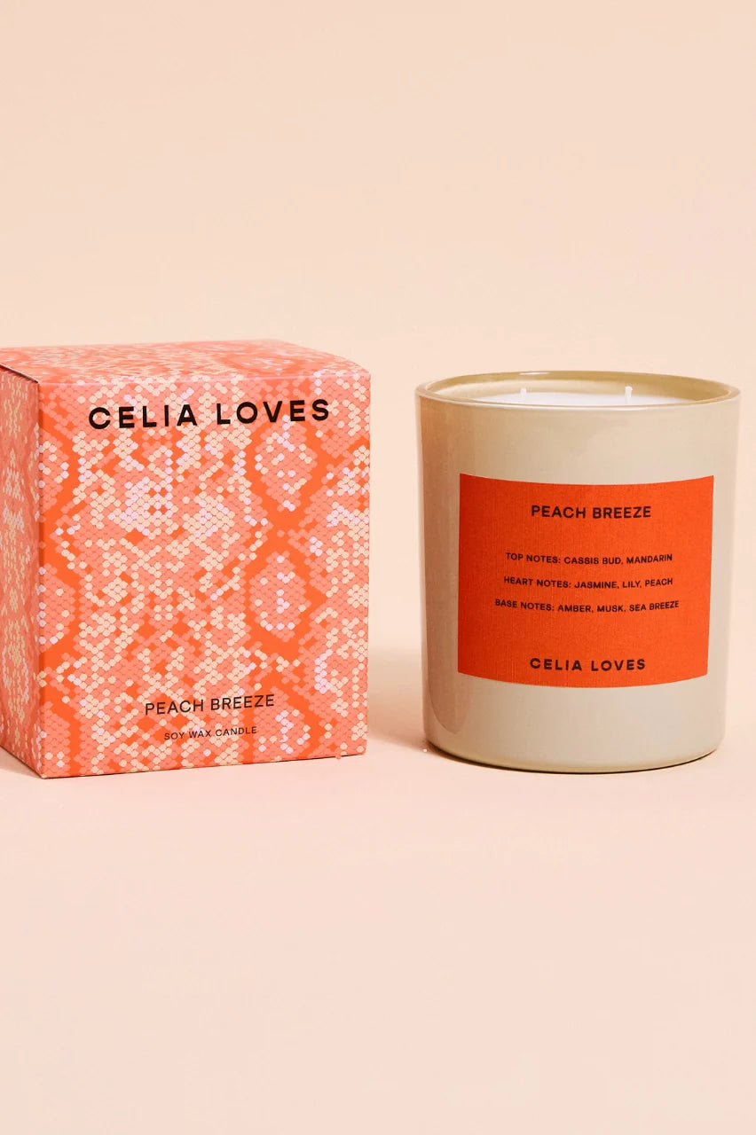 CELIA LOVES | Peach Breeze 395g Candle