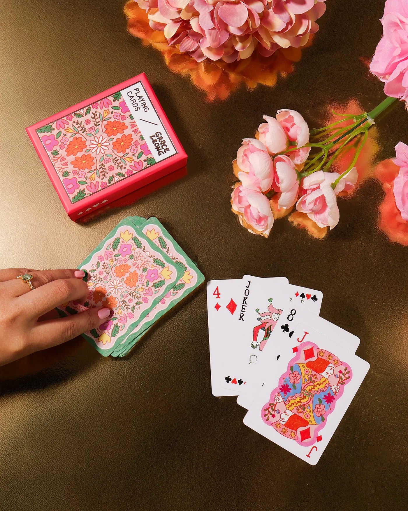 JOURNEY OF SOMETHING | Flower Playing Cards