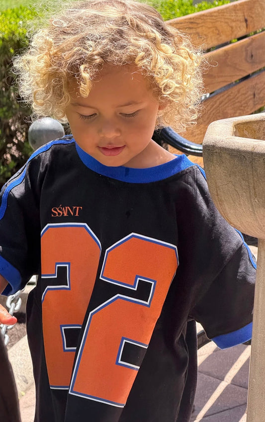 S’SAINT | KIDS TWENTY TWO TEE - BLACK