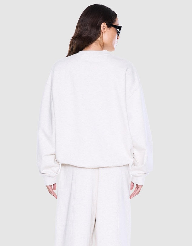 ENA PELLY | Mila Oversized Sweater Oat Marle