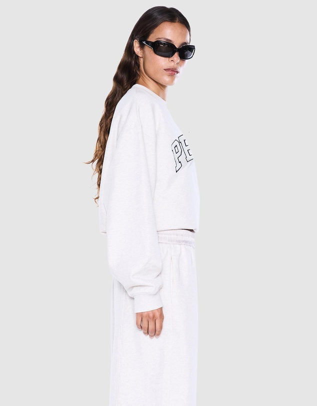 ENA PELLY | Mila Oversized Sweater Oat Marle