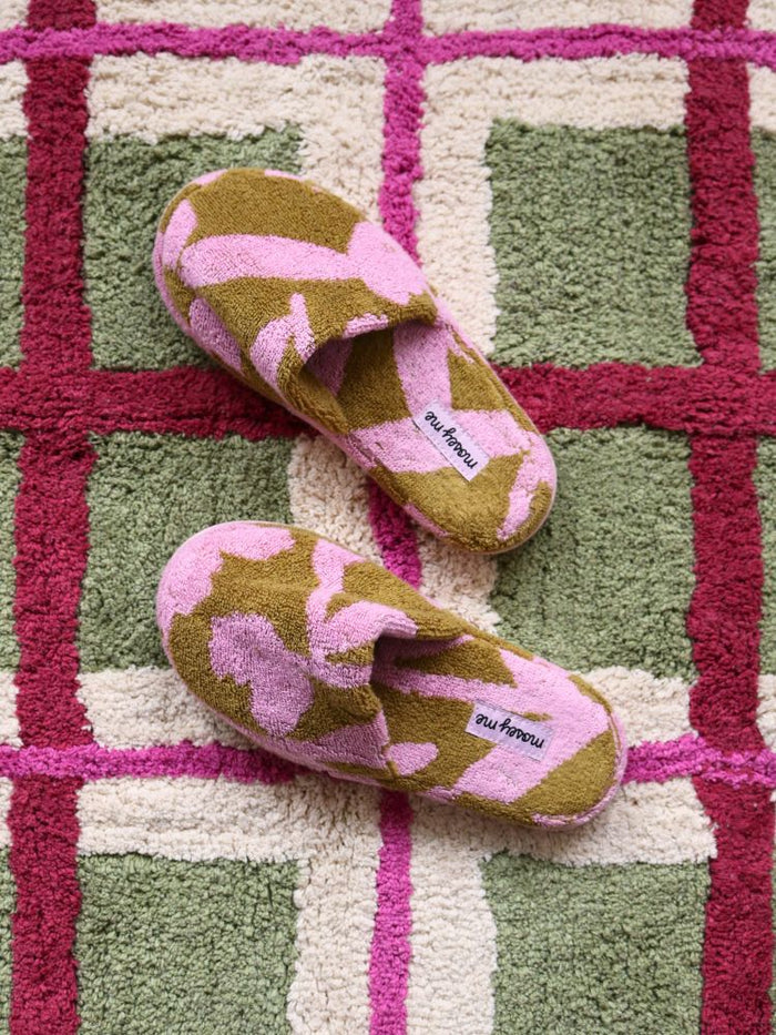 MOSEY ME | Abstract Terry Slippers