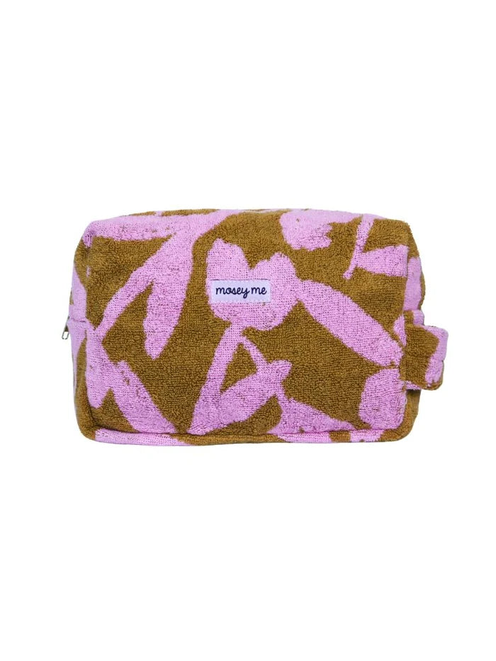 MOSEY ME | Abstract Terry Toiletry Bag