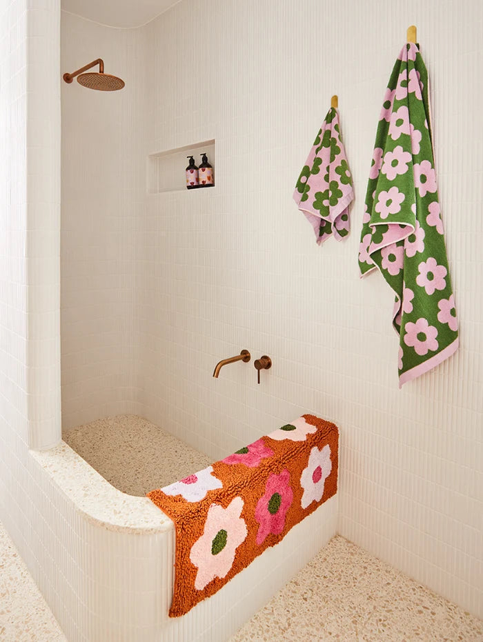 MOSEY ME | Flowerbed Bath Mat