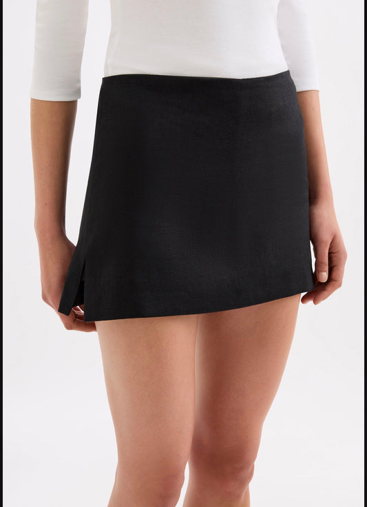 NUDE LUCY | CAREY LINEN SKORT