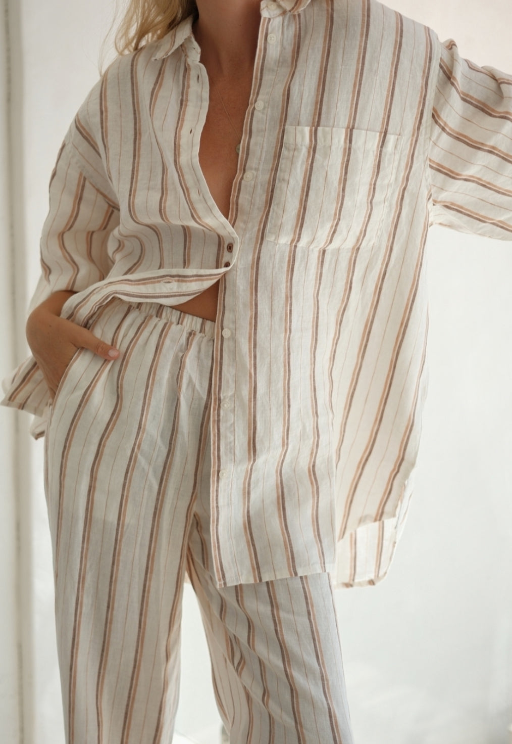 NUDE LUCY | Aisha Linen Pant