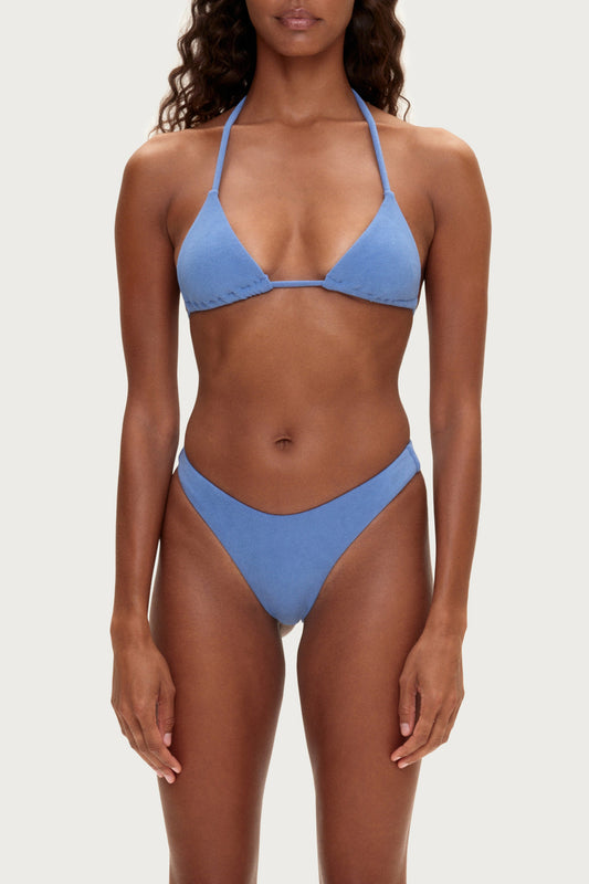 Zulu and Zephyr | Towelling triangle bikini top